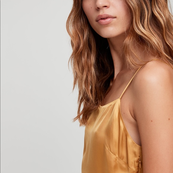 NWT Wilfred Isabelle Dress Cairo Gold - Picture 6 of 6